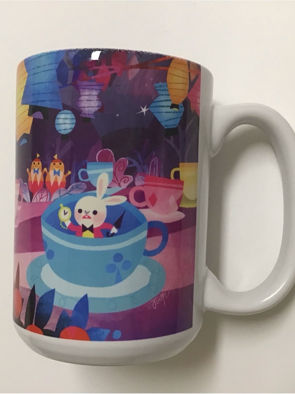 Disney Parks Alice Wonderland Mug Mad Tea Party Joey Chou WonderGround Gallery
